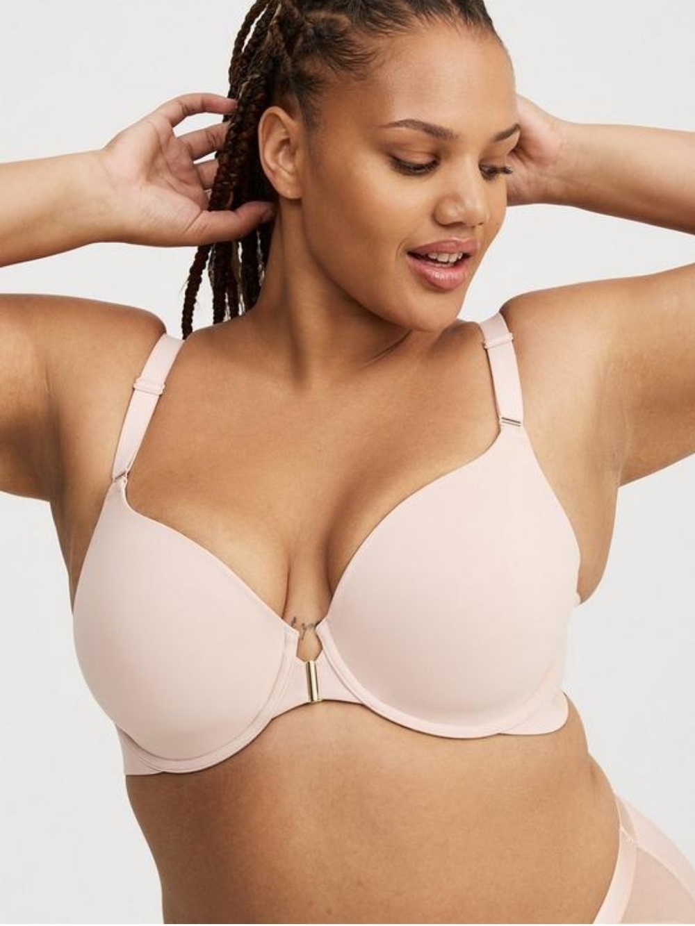 Torrid 38C Invisible Support T-Shirt Bra - Rose Dust